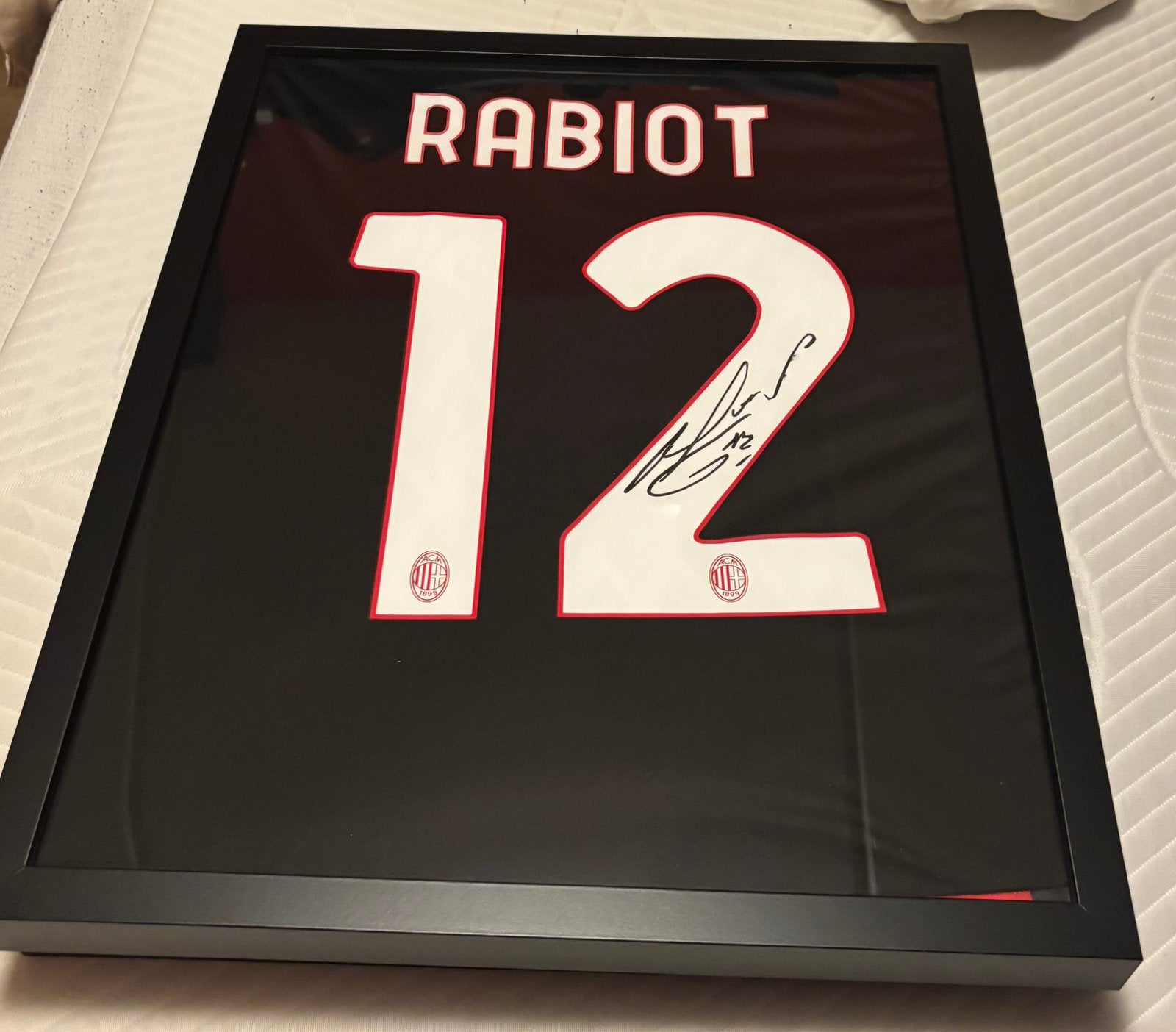 Gesigneerd ac milan shirt Rabiot, Ophalen of Verzenden, Nieuw, Buitenlandse clubs, Shirt