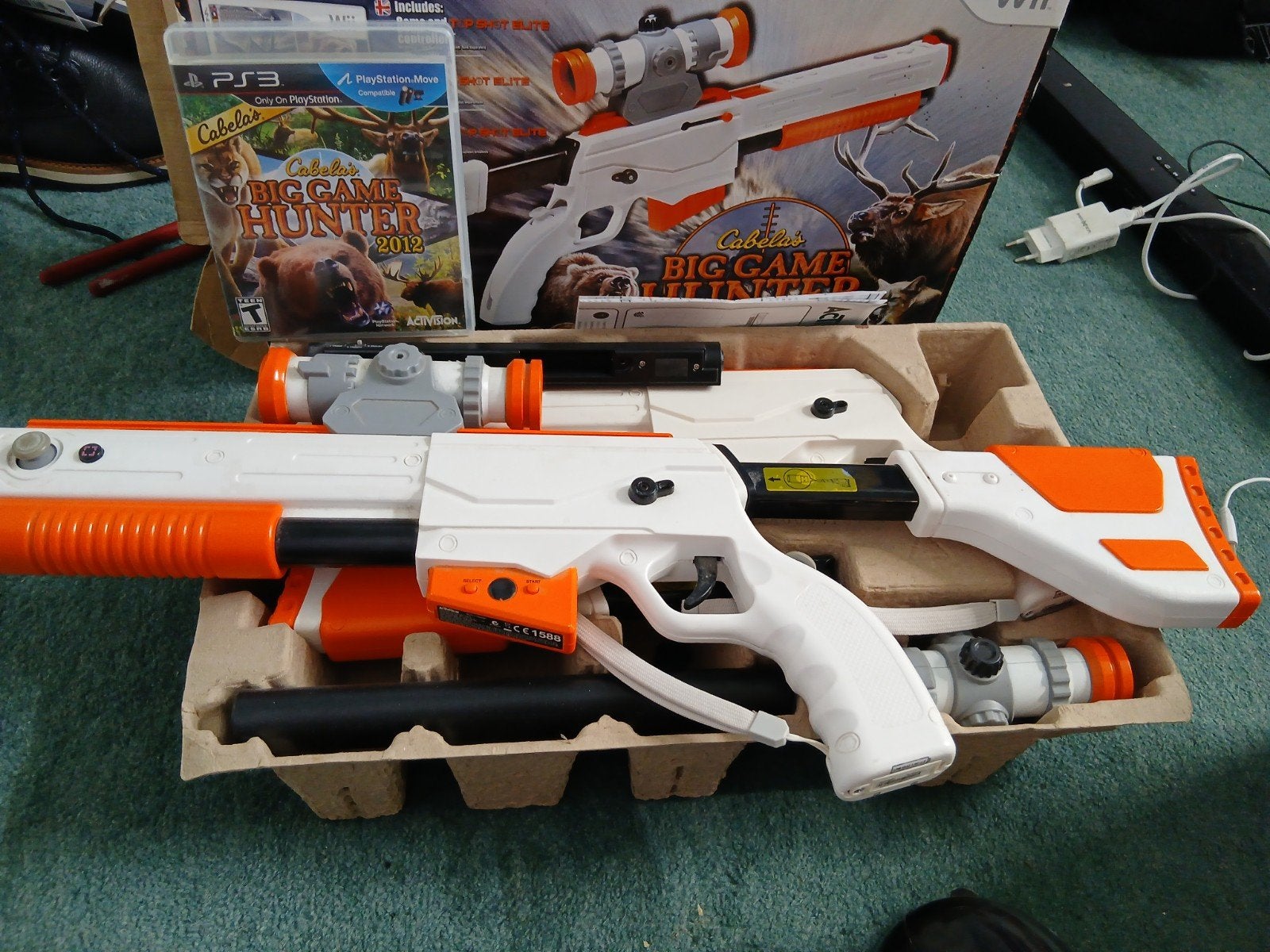 Cabela's Big Game Hunter 2012 PS3 met 2 geweren, Spelcomputers en Games, Ophalen of Verzenden