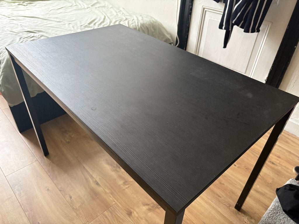 Bureau / tafel, Ophalen, Gebruikt, Zwart