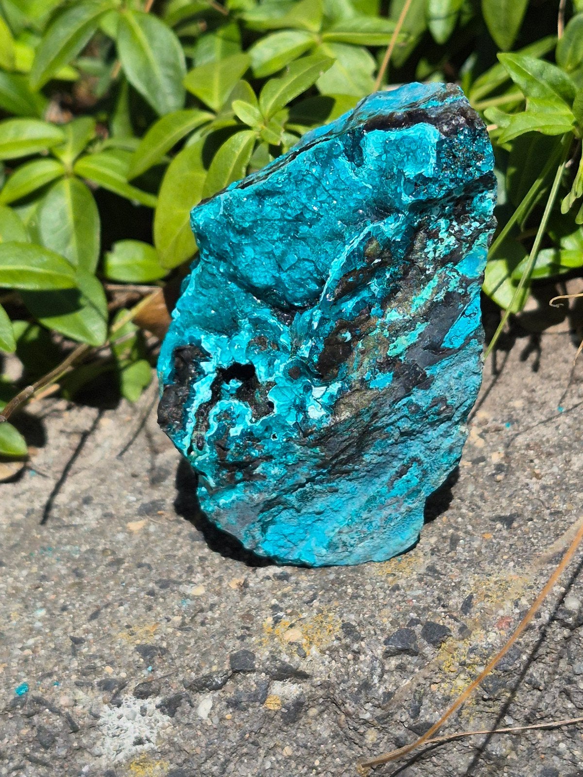 chrysocolla met malachiet, Verzamelen, Mineralen en Fossielen, Ophalen of Verzenden