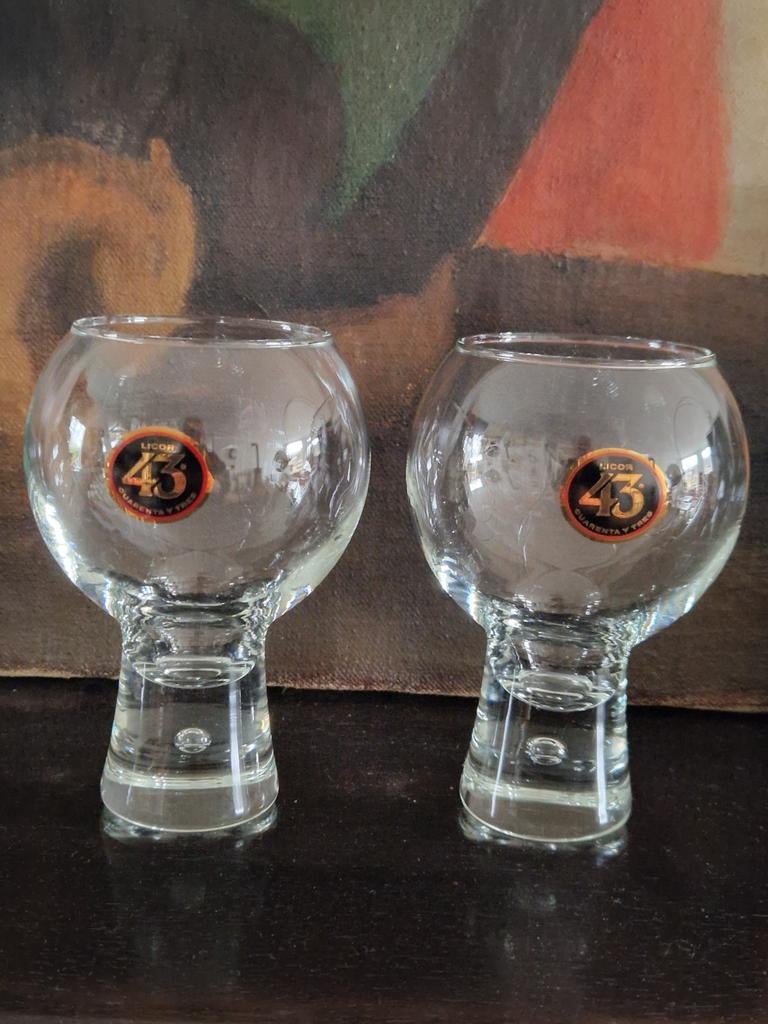 2 Vintage Licor 43 glazen - nieuw, Ophalen, Nieuw