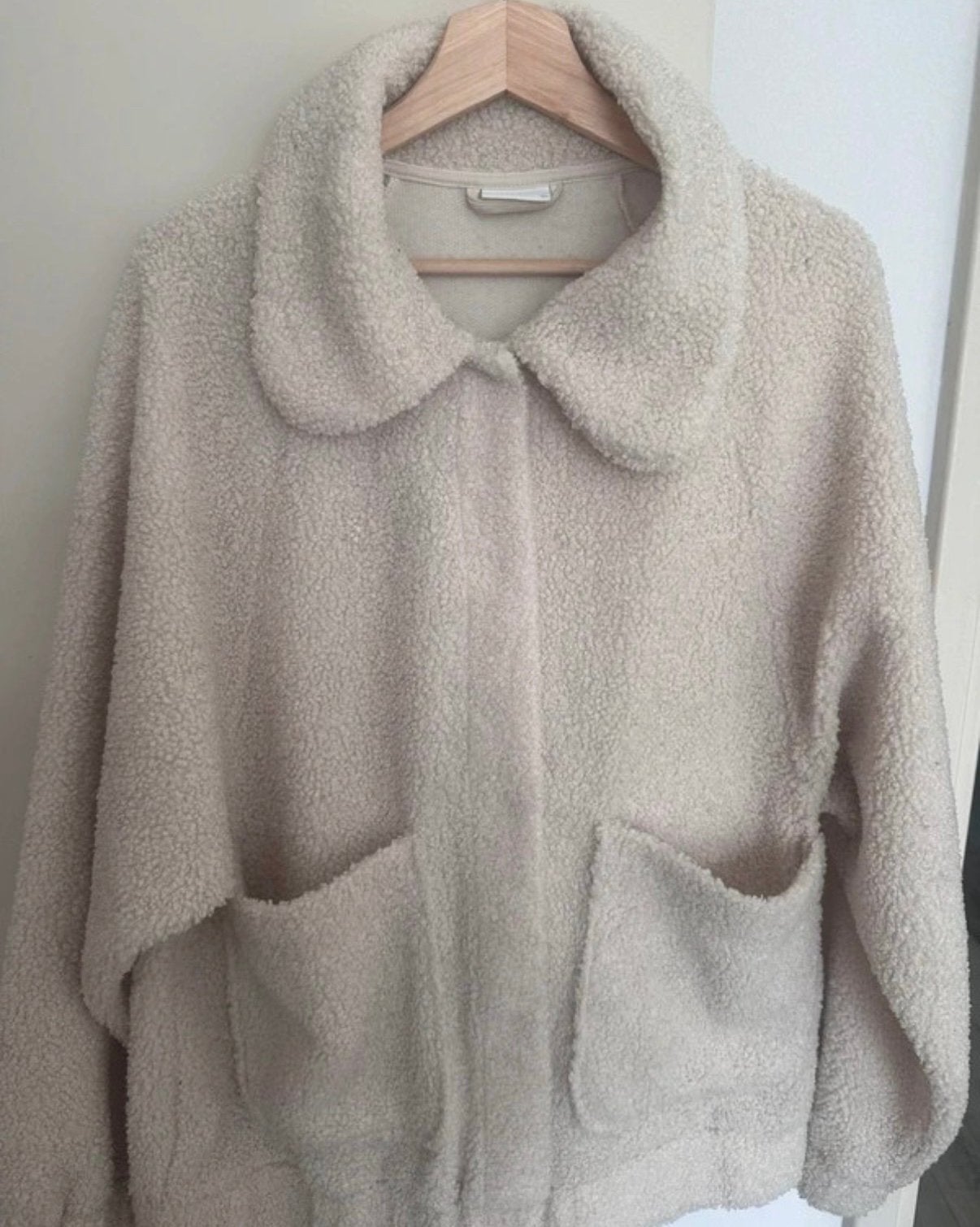 Vila Teddy Vest/Jas | Maat 42 | Beige, Beige, Vila, Maat 42/44 (L), Ophalen of Verzenden