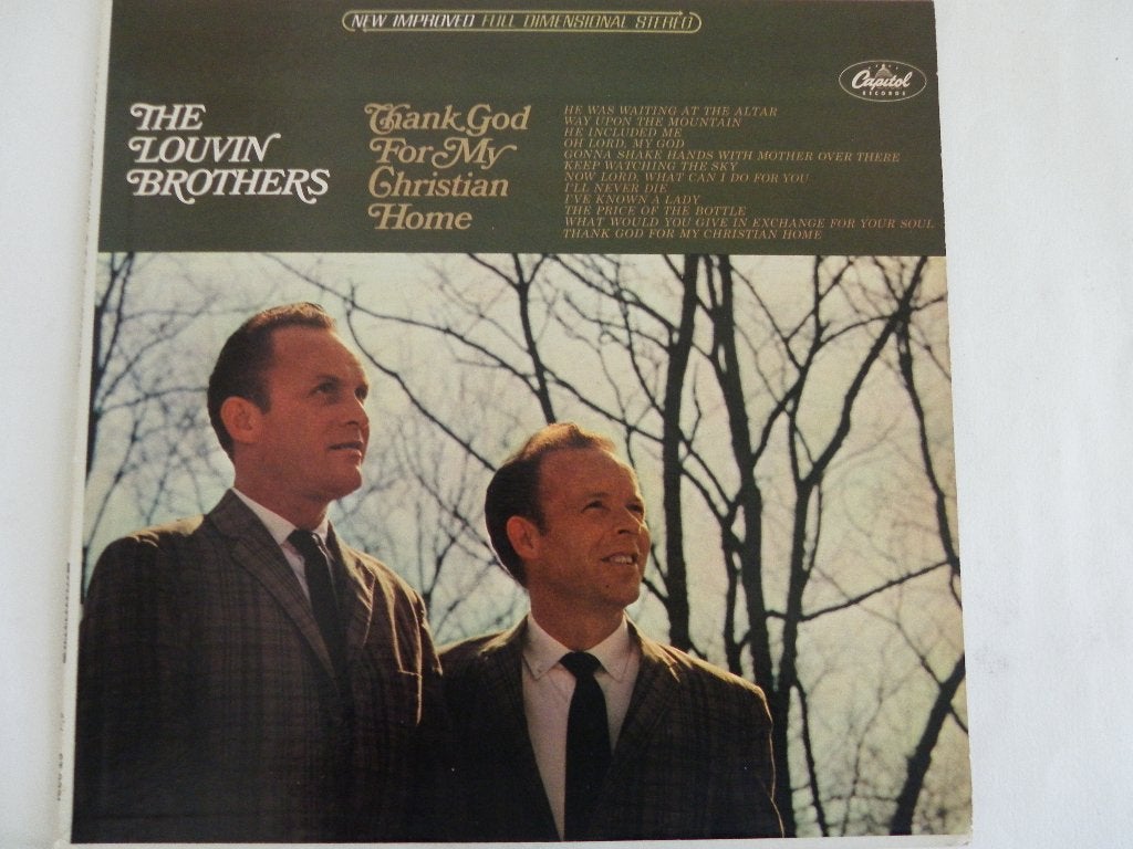 LP The Louvin Brothers - Thank God For My Christian Home, LP, Gebruikt, Originele persing, Ophalen of Verzenden