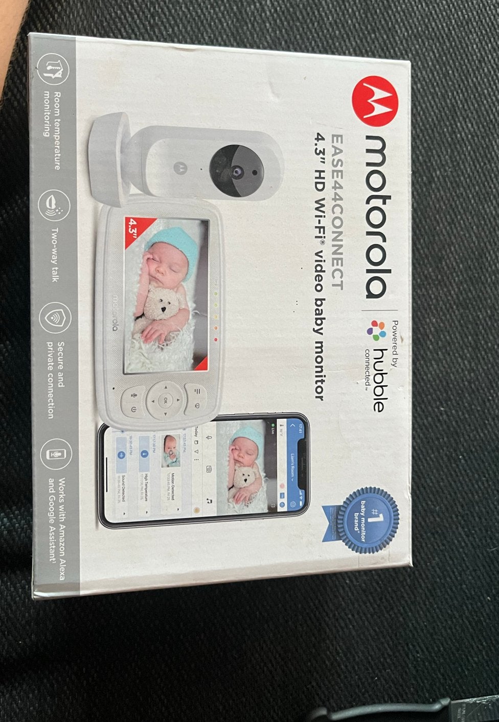 Motorola EASE44CONNECT Babyfoon met Camera, Kinderen en Baby's, Babyfoons, Ophalen of Verzenden, Zo goed als nieuw, 250 meter of meer