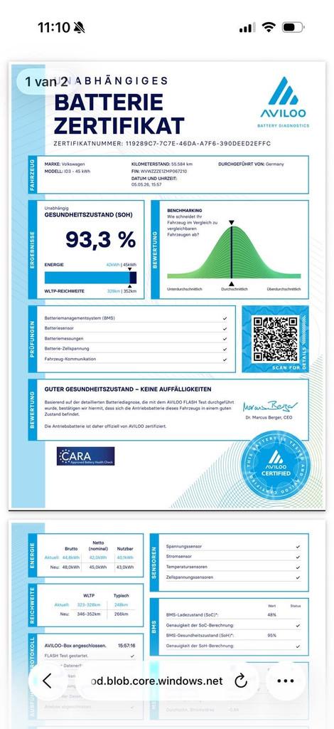 Volkswagen ID.3 PERFORMANCE UPGRADE, SOH 93%, Carplay, Cruis, Auto's, Volkswagen, Automaat, Gebruikt, ID.3, Grijs