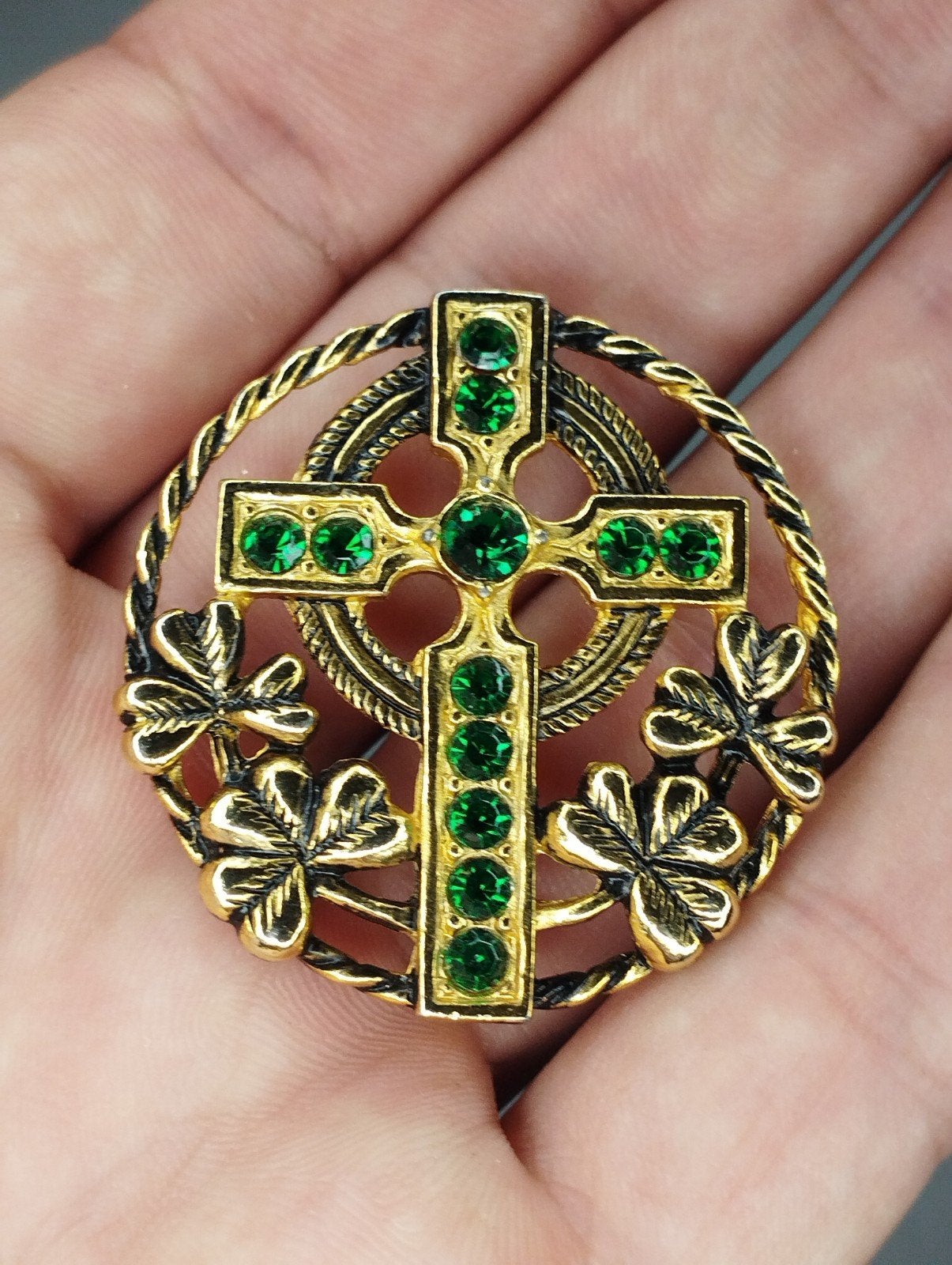 zeldzame, prachtige vintage broche, Sieraden, Tassen en Uiterlijk, Broches, Ophalen of Verzenden, Zo goed als nieuw, Goud, Overige materialen