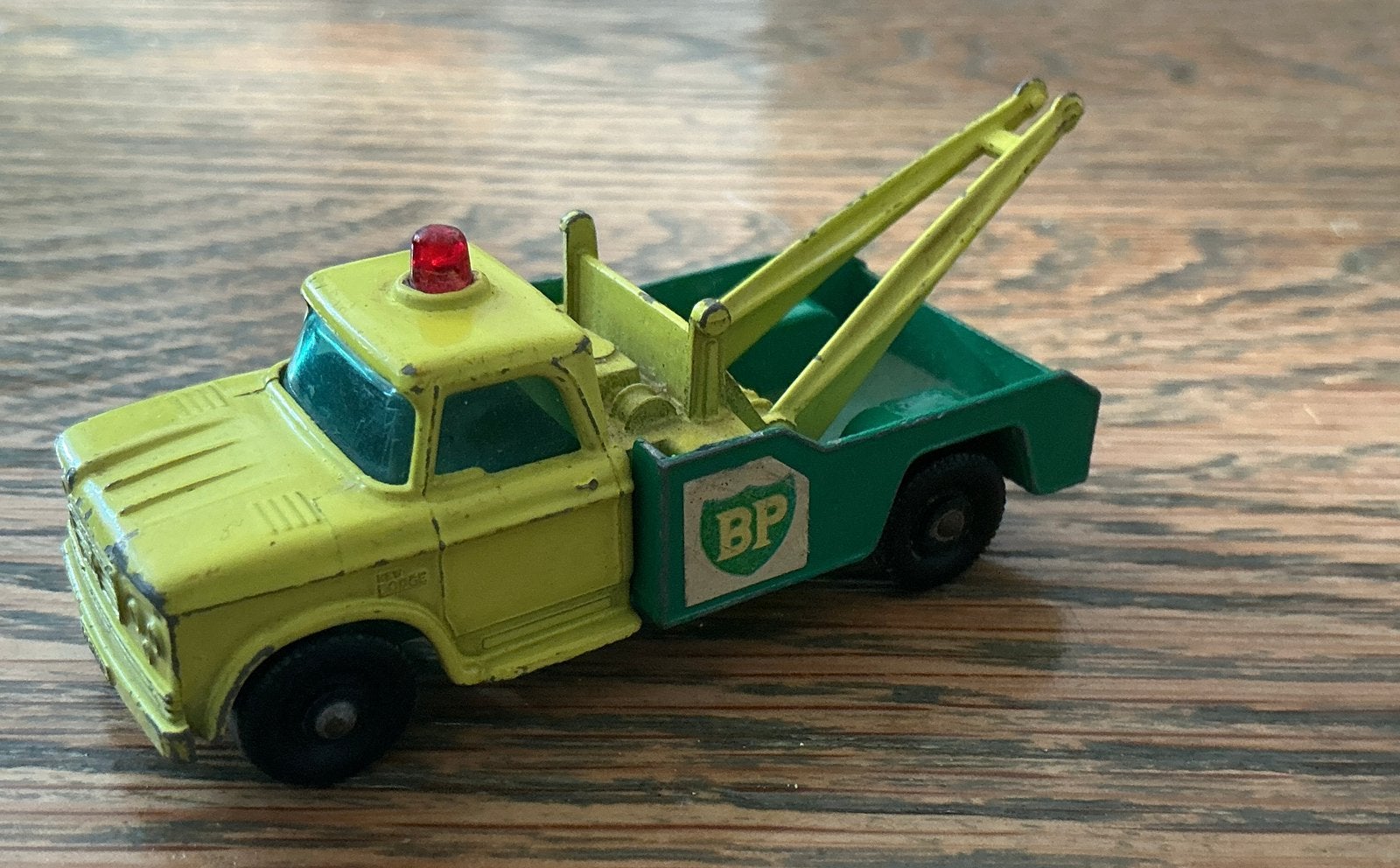 Oude Dodge Wreck Truck Takelwagen no 13 Matchbox Lesney, Ophalen of Verzenden, Gebruikt, Auto