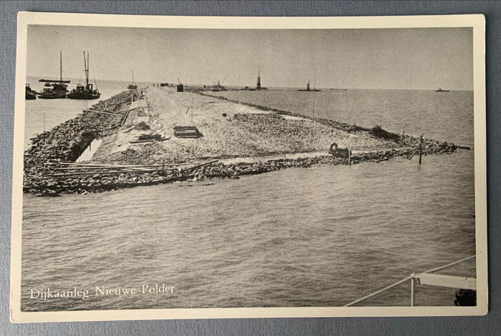 Dijkaanleg Nieuwe Polder, Verzenden, Voor 1920, Ongelopen, Flevoland
