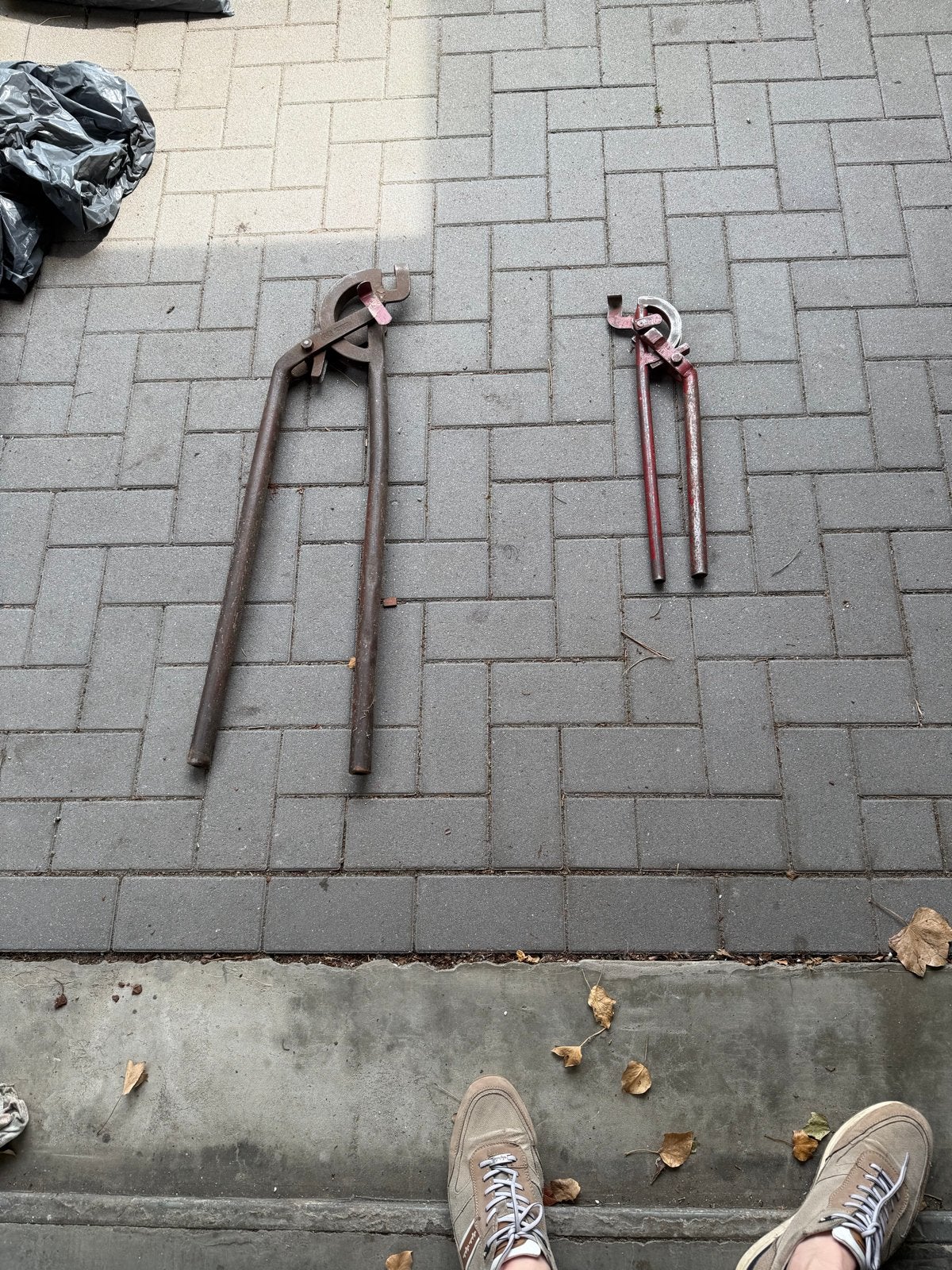 Twee buigijzers voor diverse klussen, Ophalen, Gebruikt, Overige typen