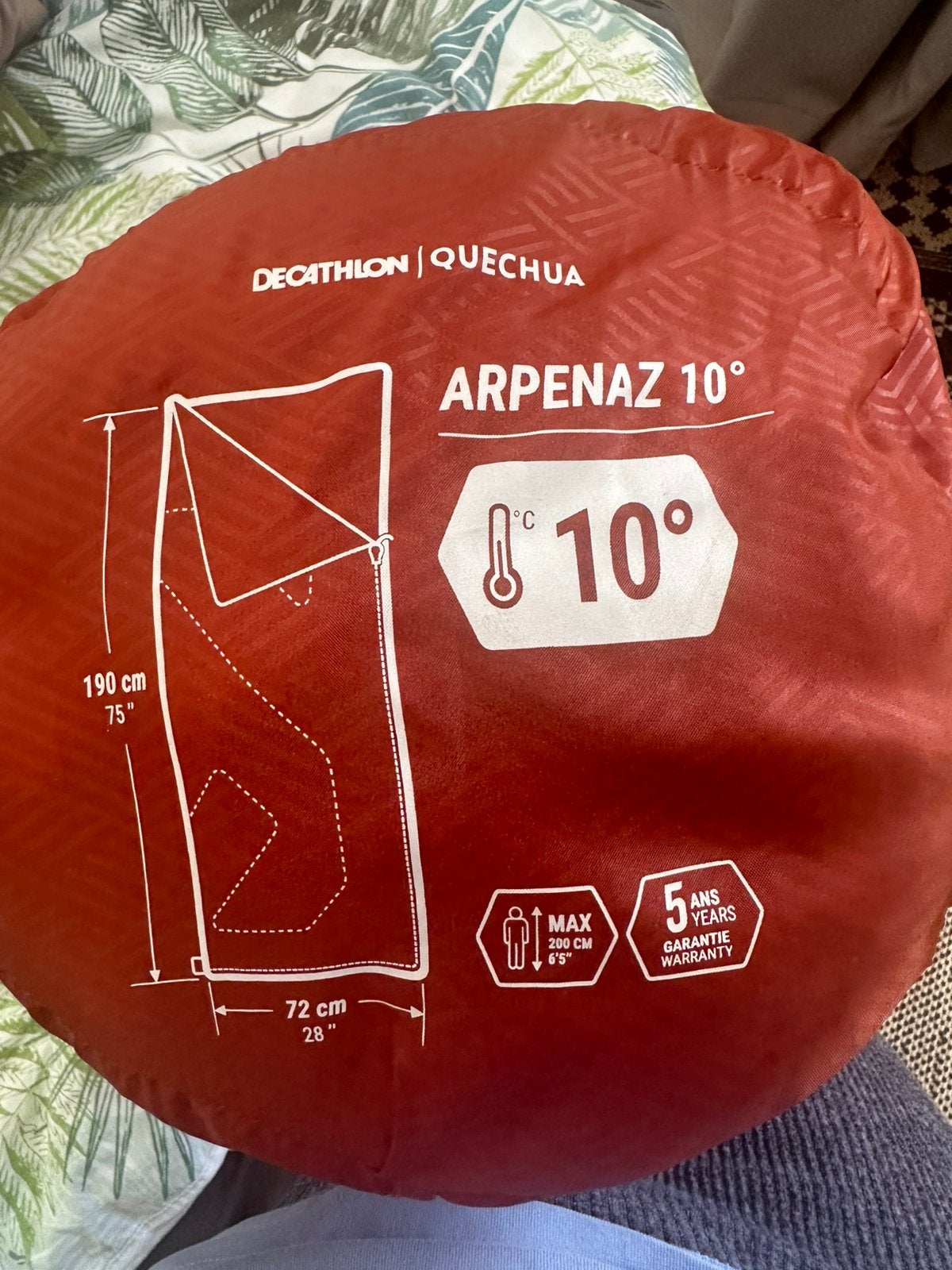 2x Decathlon slaapzakken arpenaz 10, Caravans en Kamperen, Ophalen of Verzenden, Gebruikt
