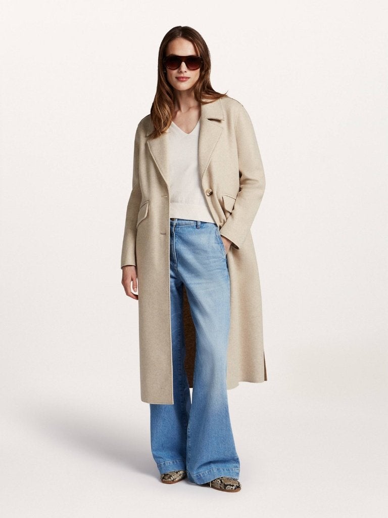 SPLINTERNIEUW! Beaumont Gisela (tussen) mantel jas beige XS, Kleding | Dames, Verzenden, Beige, Beaumont, Nieuw