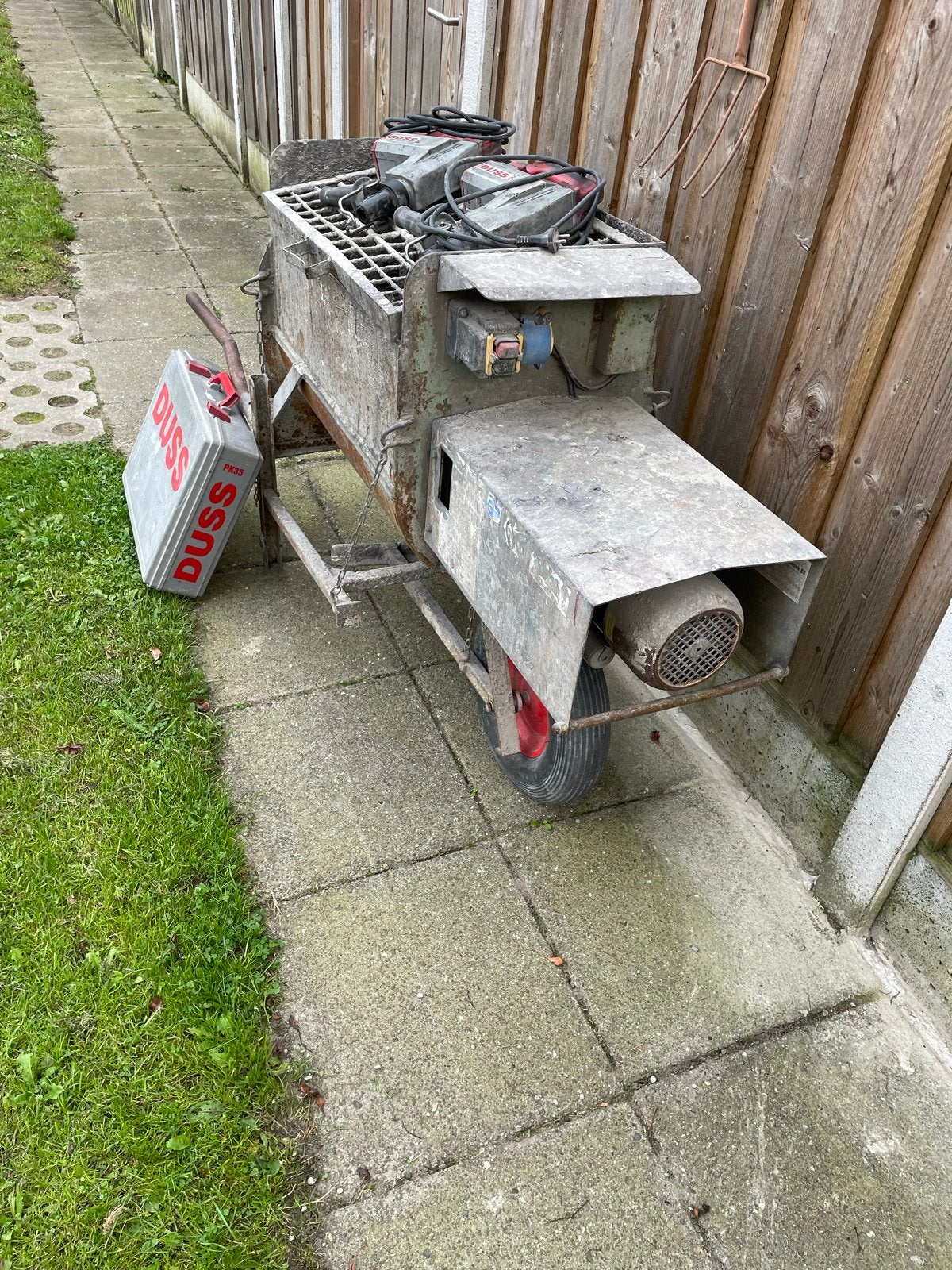 Dwangmenger voor Voegers met DUSS PK35 Boorhamers, Ophalen of Verzenden, Gebruikt