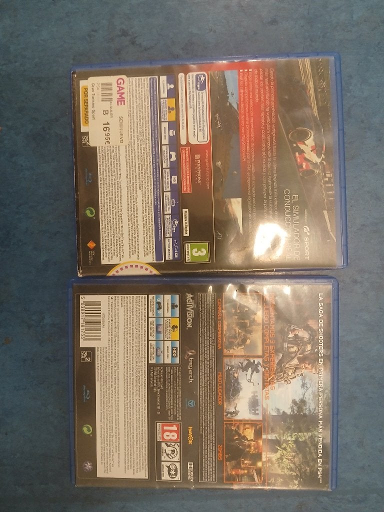 PS4 Games – Gran Turismo Sport & Call of Duty Black Ops III, Ophalen, Zo goed als nieuw, Sport, 3 spelers of meer