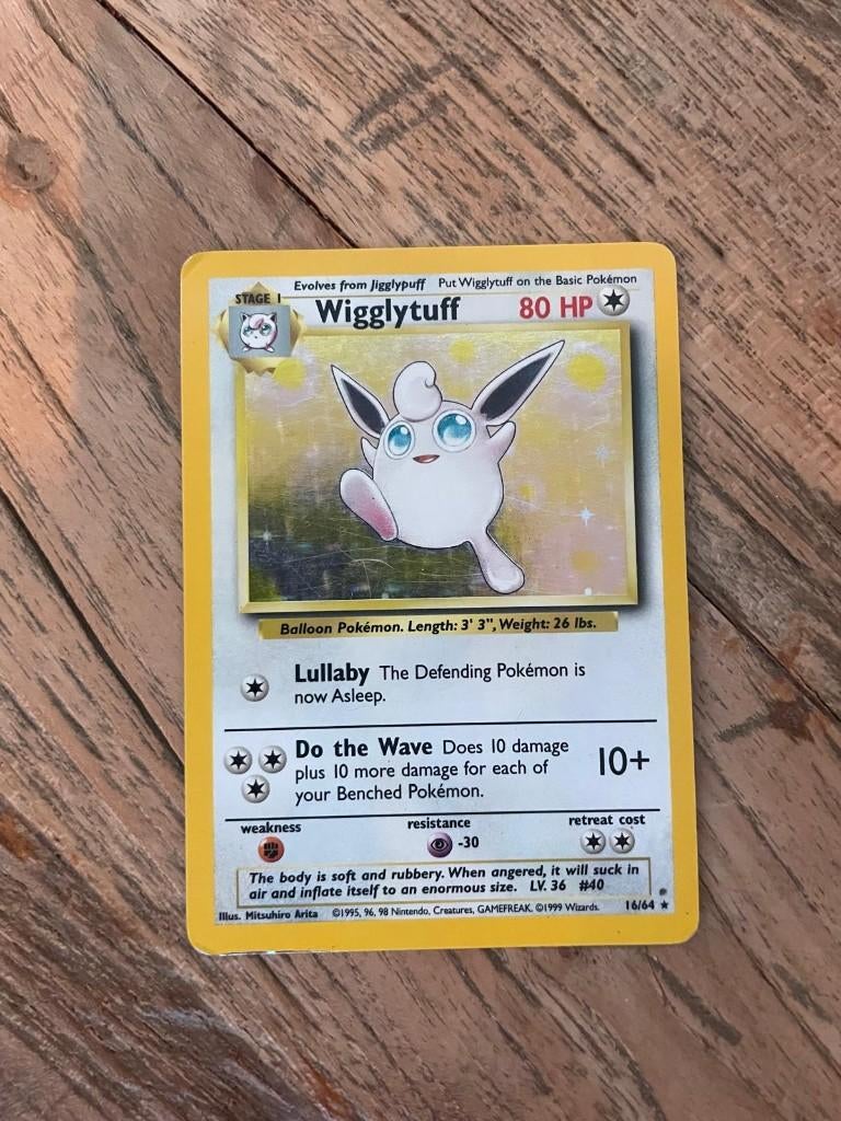 Wigglytuff jungle error stamp, Ophalen of Verzenden