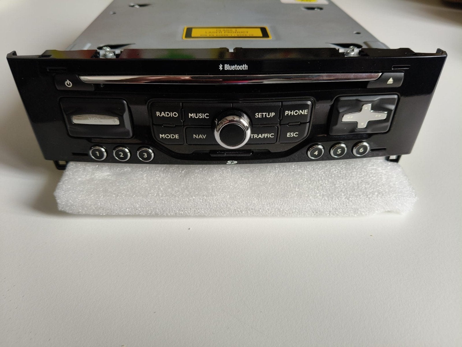 Peugeot/Citroën autoradio met Bluetooth en navigatie, Ophalen of Verzenden, Gebruikt