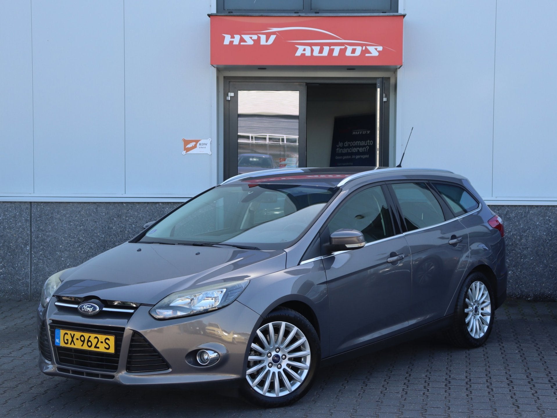 Ford Focus Wagon 1.6 EcoBoost First Edition airco LM cruise, Auto's, Ford, 1258 kg, Gebruikt, 4 cilinders, Leder en Stof