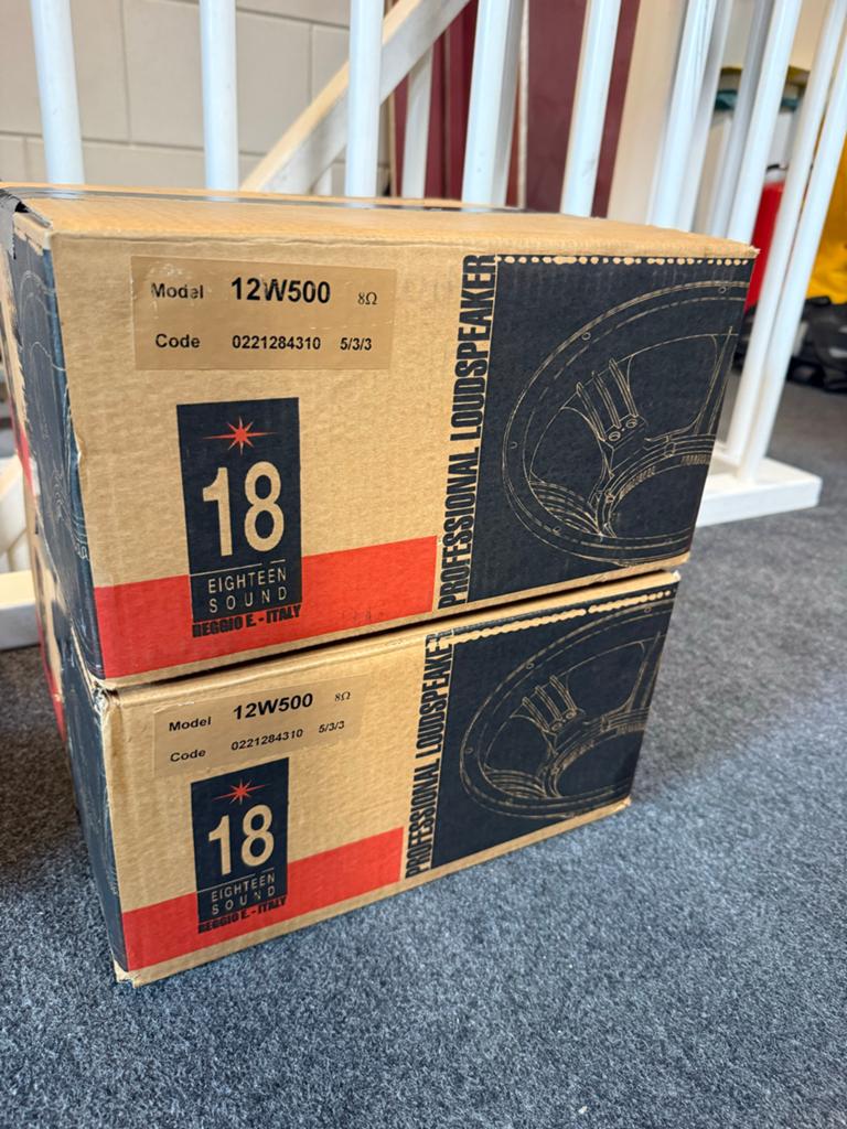 18 Sound 12W500 Professionele Luidspreker 8 Ohm, Overige merken, Verzenden, Overige typen, Nieuw