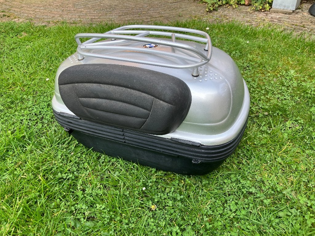 BMW R1200 Givi topkoffer rugleuning, Motoren, Ophalen, Gebruikt