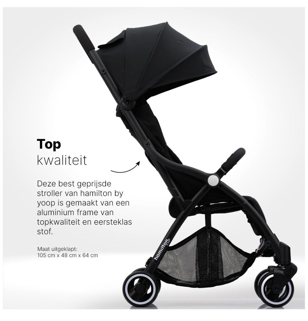 S1 Nieuwe buggy in doos. Inklapbaar en sterk. Hamilton, Kinderen en Baby's, Ophalen of Verzenden, Nieuw, Verstelbare rugleuning
