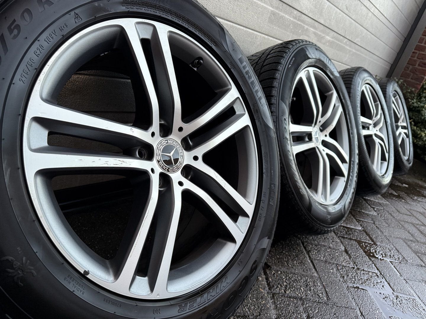 20 inch Mercedes W167 350e GLE Hybrid velgen winterbanden, Auto-onderdelen, Gebruikt, -, 275 mm, -