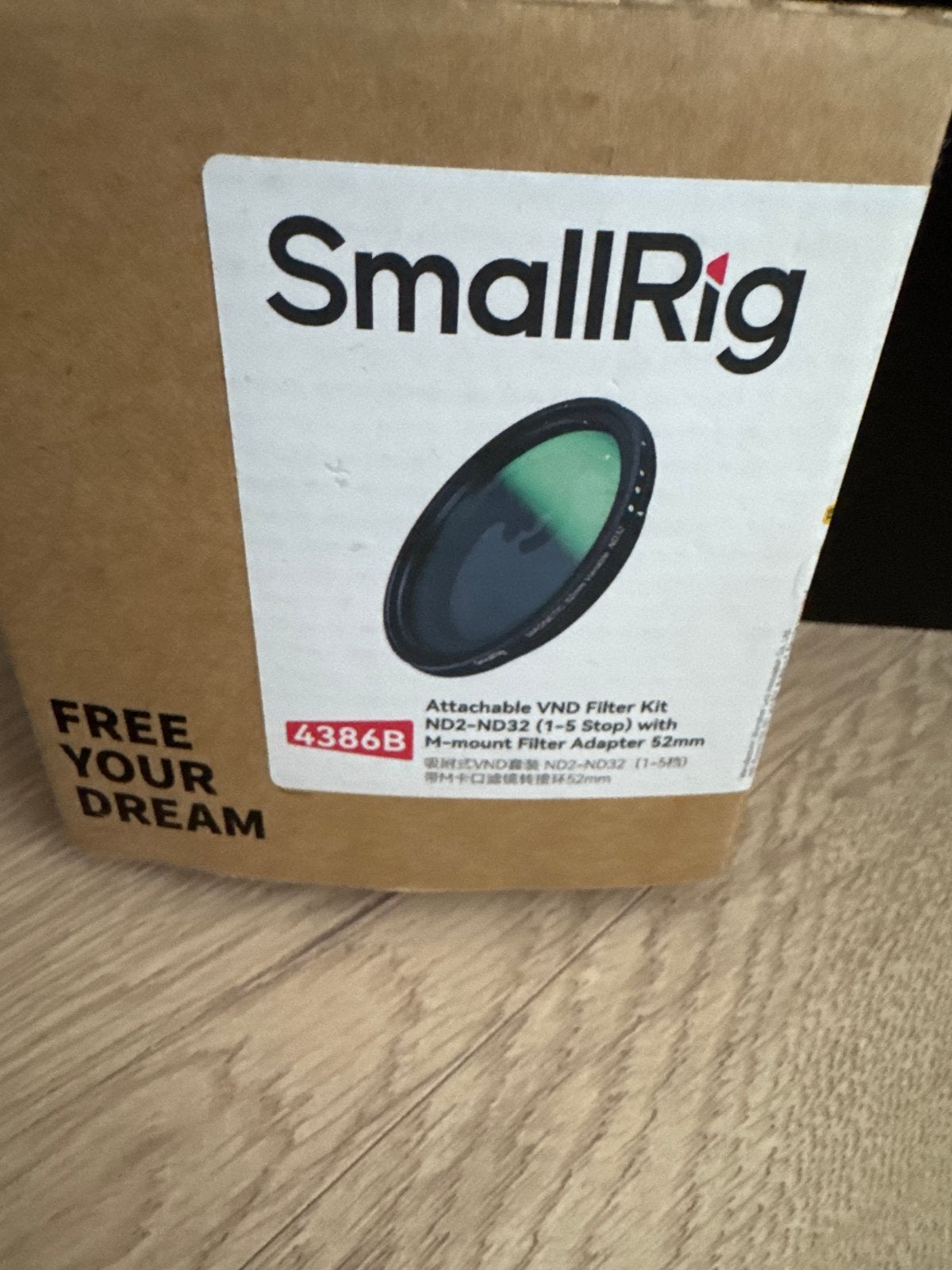 SmallRig VND Filter Kit ND2-ND32 (1-5 Stop) met 52mm Adapter, Overige typen, Nieuw, 50 tot 60 mm, Ophalen