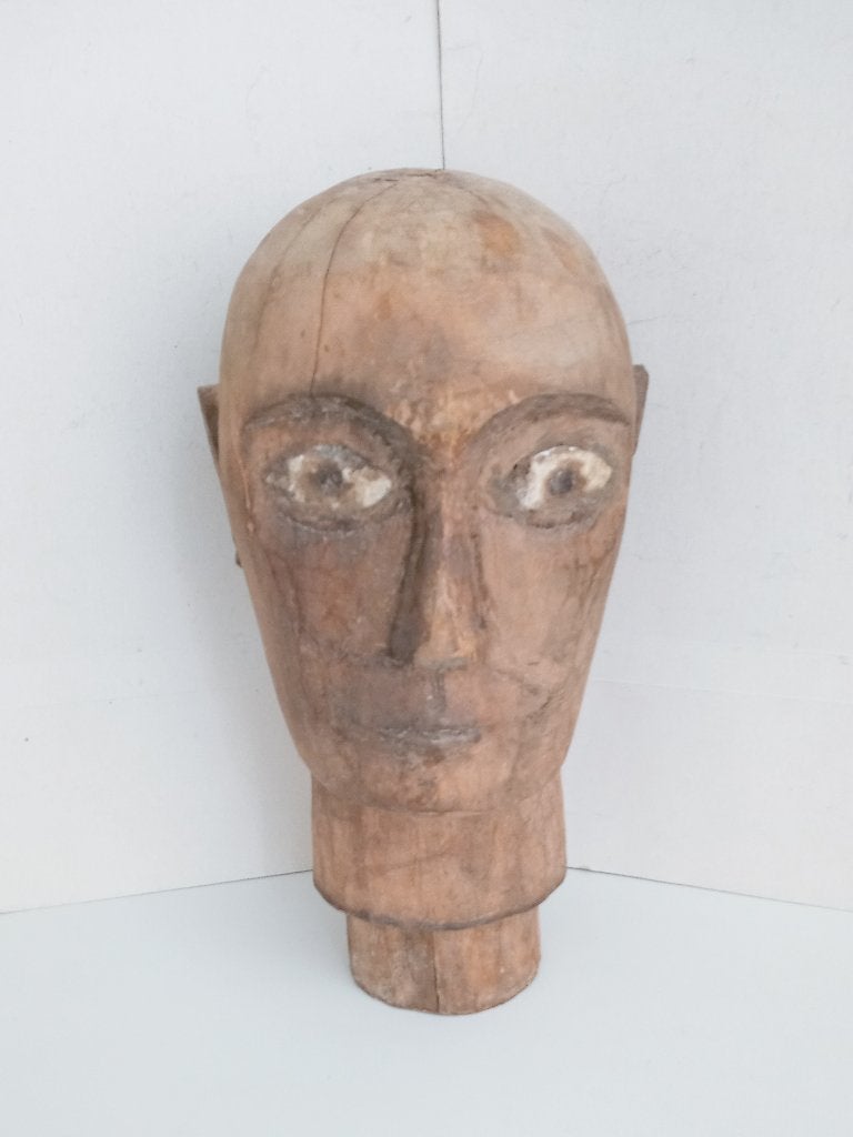 Zeldzaam mooi Tau Tau hoofd Tana Toraja Sulawesi Indonesië, Antiek en Kunst, Handgemaakt, Ophalen of Verzenden, Indonesië, Ritueel object