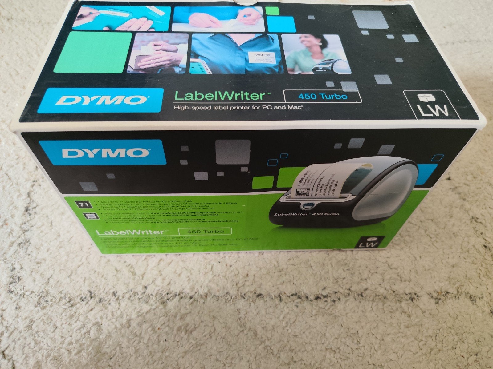 Dymo LabelWriter 450 Turbo Labelprinter, Computers en Software, Labelprinters, Ophalen of Verzenden, Zo goed als nieuw, Etiket