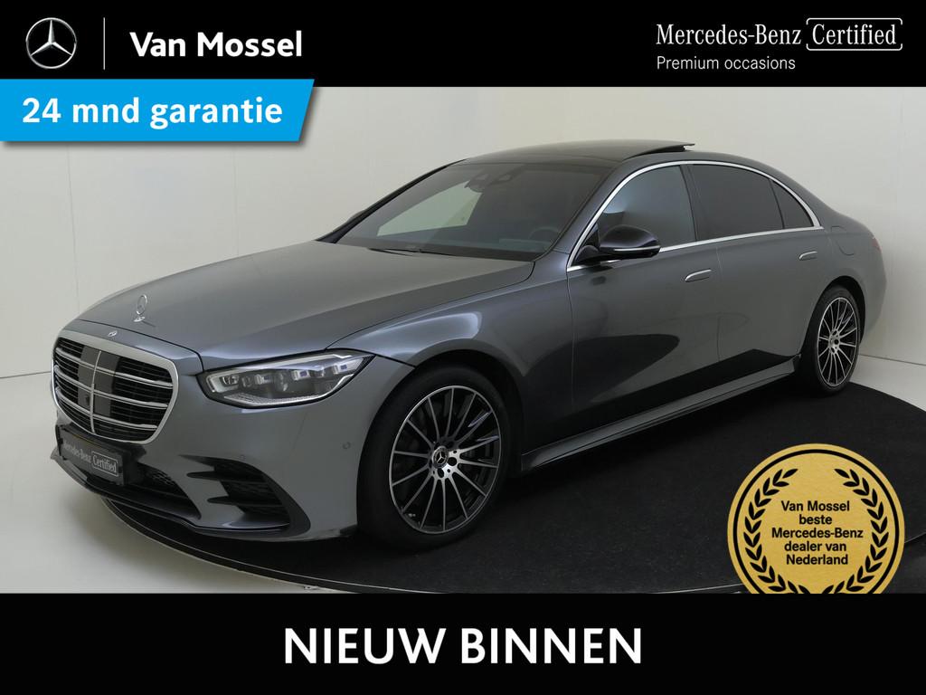 Mercedes-Benz S-klasse 580 e Lang / AMG/ 20 inch/ Night/ Aug, Achterwielaandrijving, Gebruikt, Euro 6, 510 pk