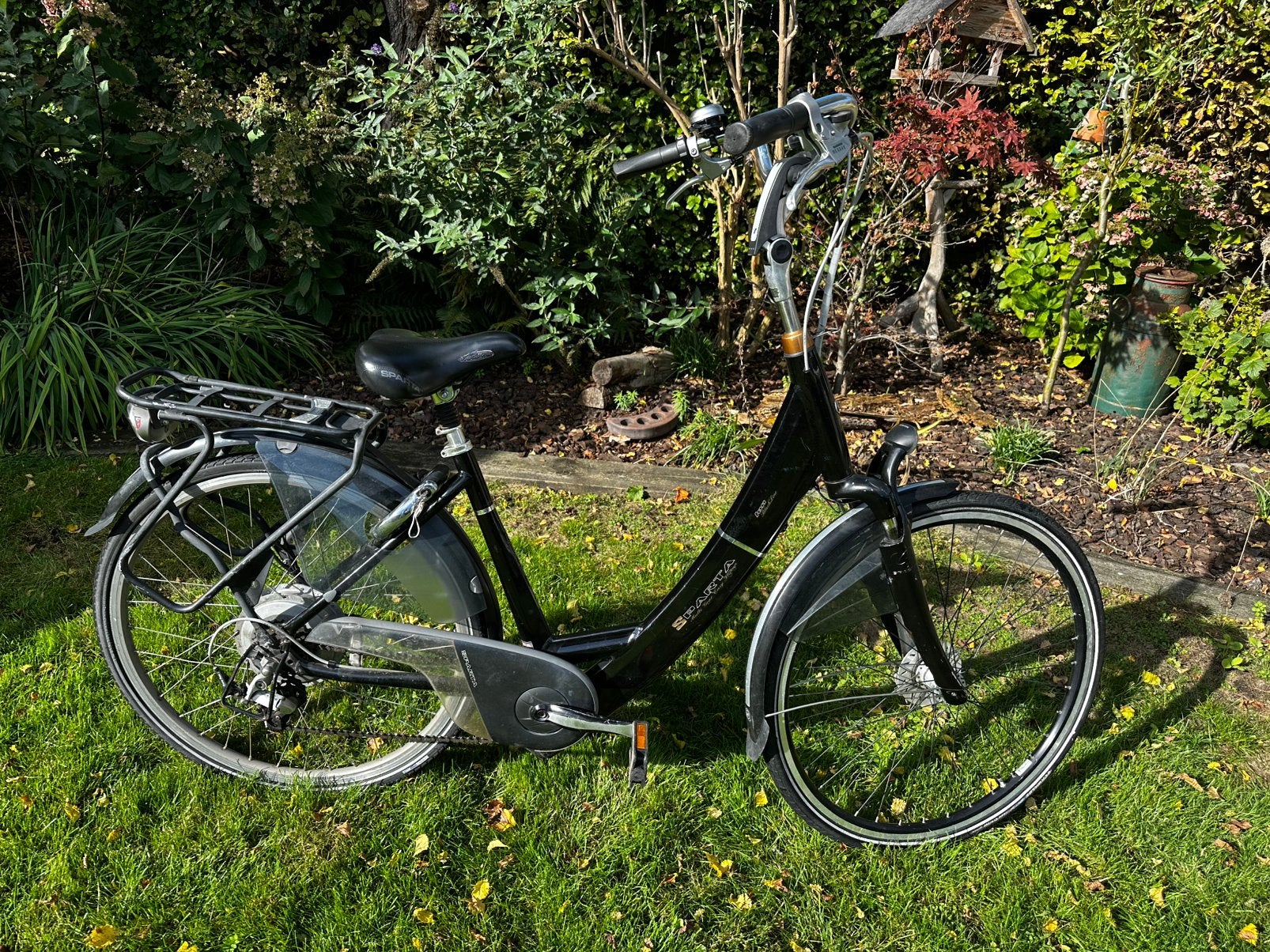Elektrische damesfiets Sparta blackline zwart 48/28 inch, Ophalen, Sparta, Zo goed als nieuw, 47 tot 51 cm
