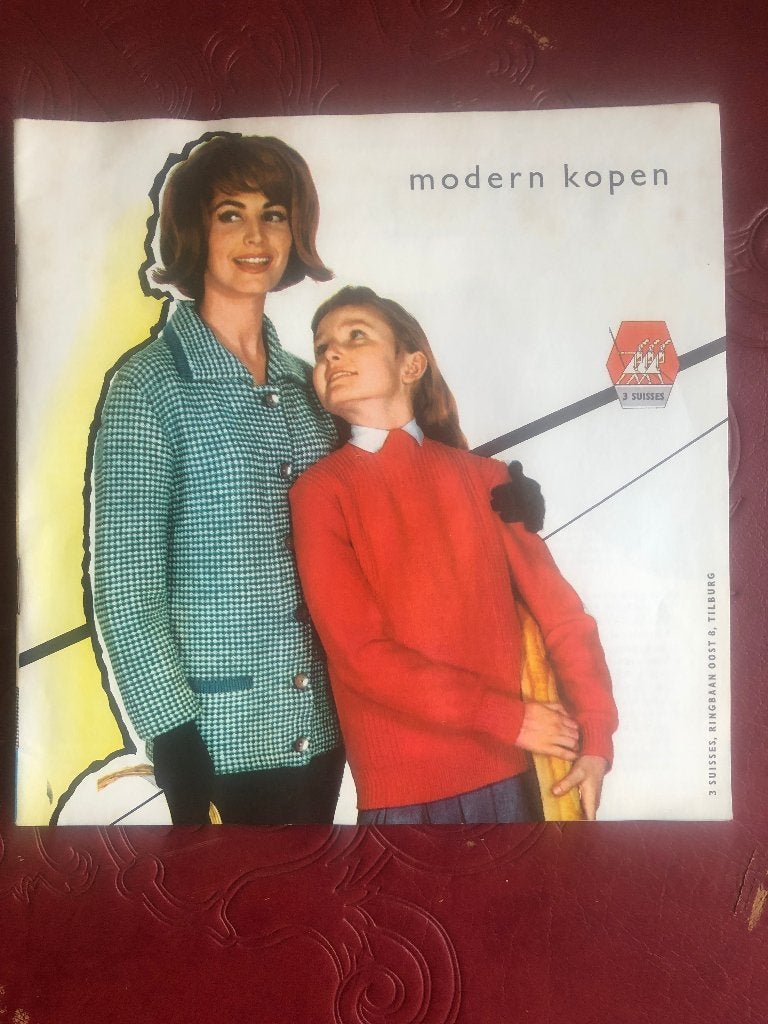 3 suisses magazine uit 1960 - brei modellen en wol soorten, Ophalen of Verzenden, Zo goed als nieuw, Overige typen