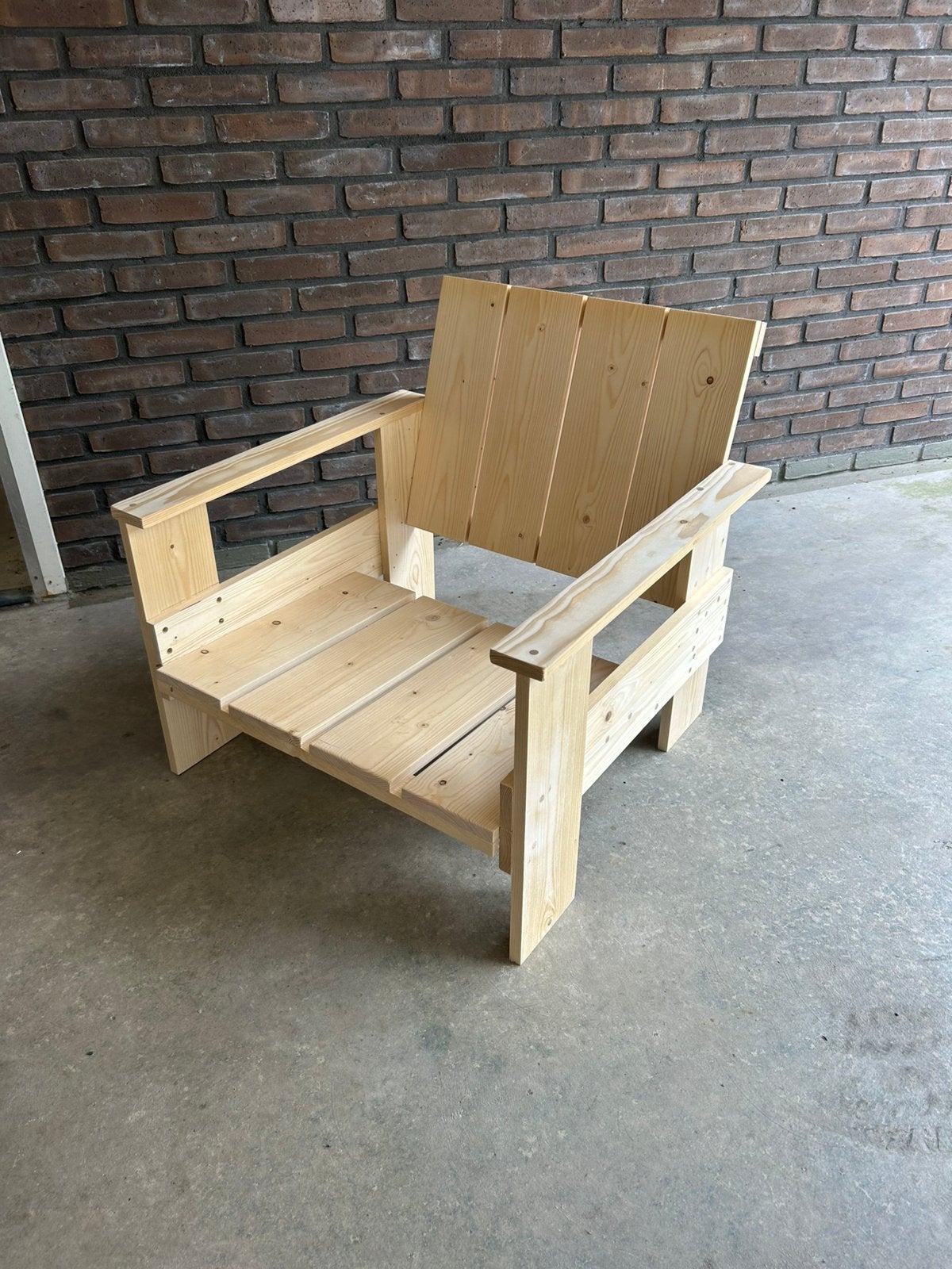 Krat stoel - nieuw gemaakt op verzoek, Ophalen, Nieuw, Hout