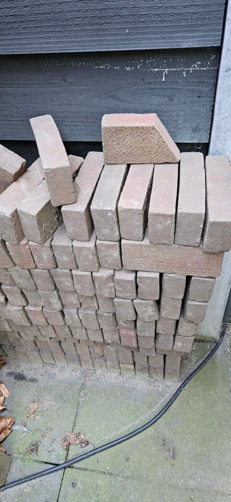 Hardgebakken klinkers 5x8x20 cm - 130 stuks, Ophalen of Verzenden