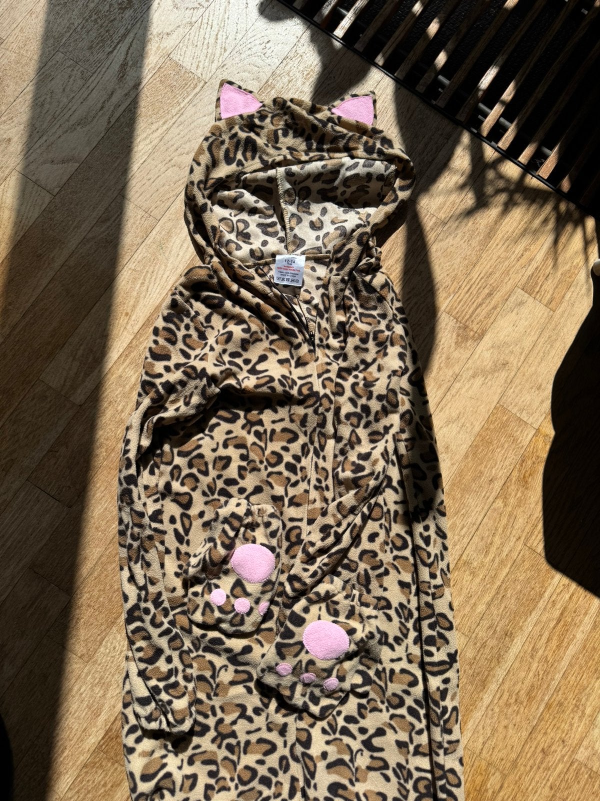 Onesie panter 12-14y, Kinderen en Baby's, Ophalen of Verzenden, Zo goed als nieuw, Meisje