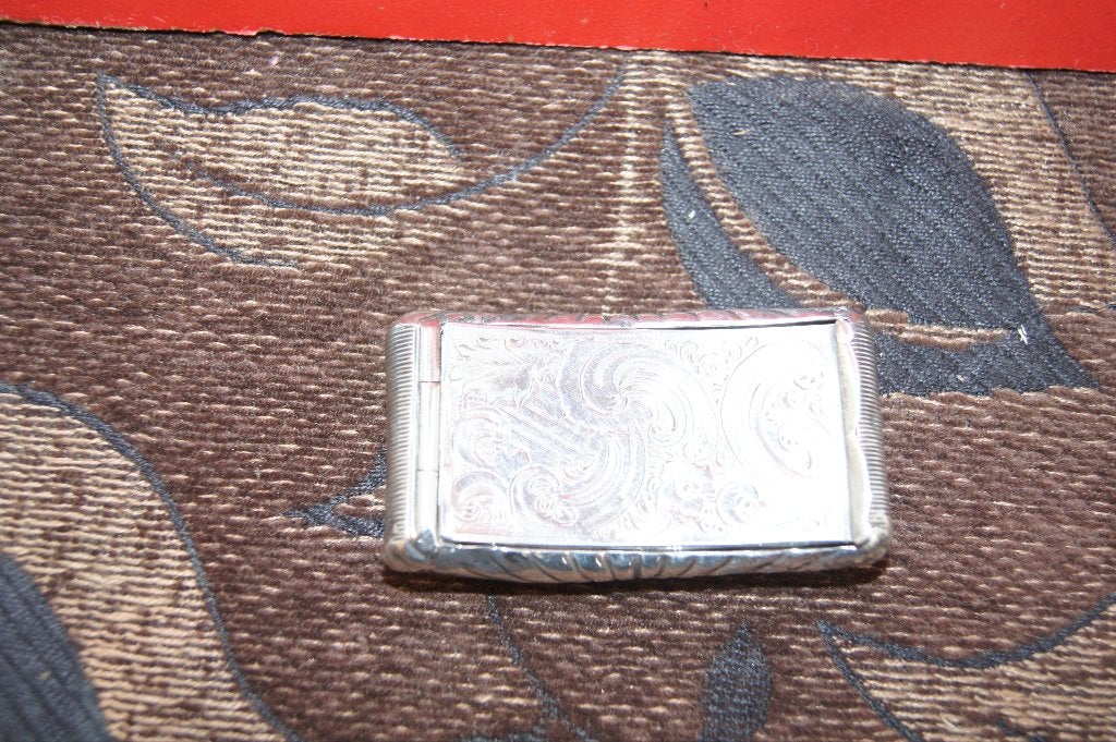 Zak Snuif doosje in gebogen vorm( Zilver antiek  ( T. 1853, Ophalen of Verzenden, Zilver
