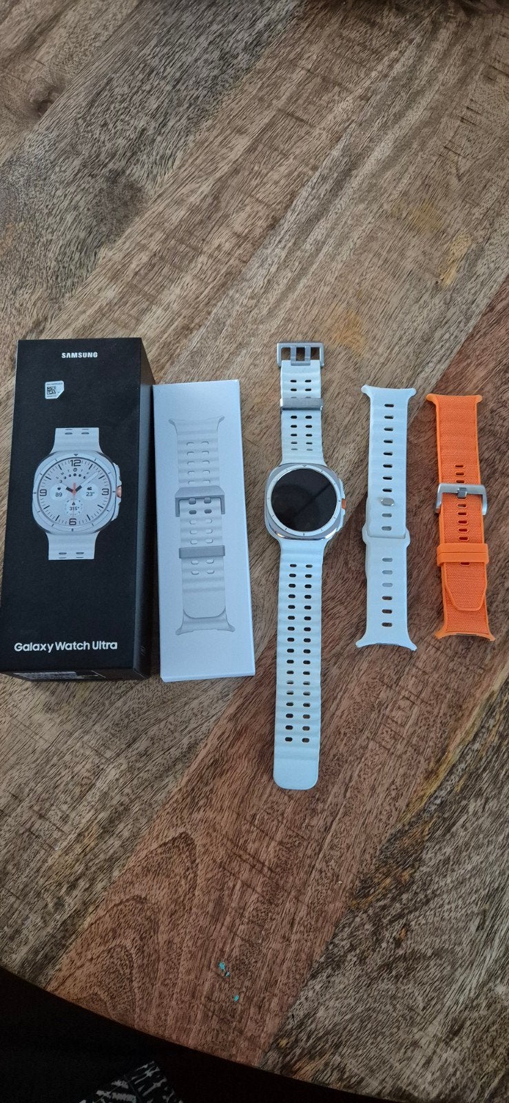 Samsung Galaxy Watch Ultra (2025) Titanium White, Ophalen of Verzenden, Zo goed als nieuw, Wit, Android