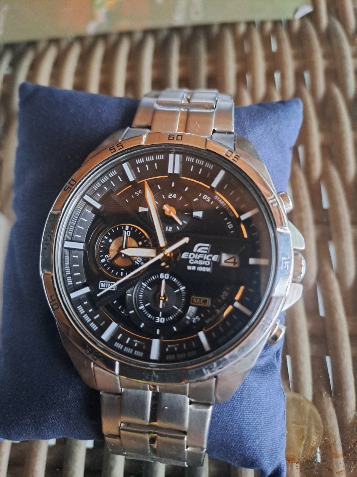 casio edifice enz enz, Sieraden, Tassen en Uiterlijk, Horloges | Heren, Ophalen, Zo goed als nieuw, Staal, Casio
