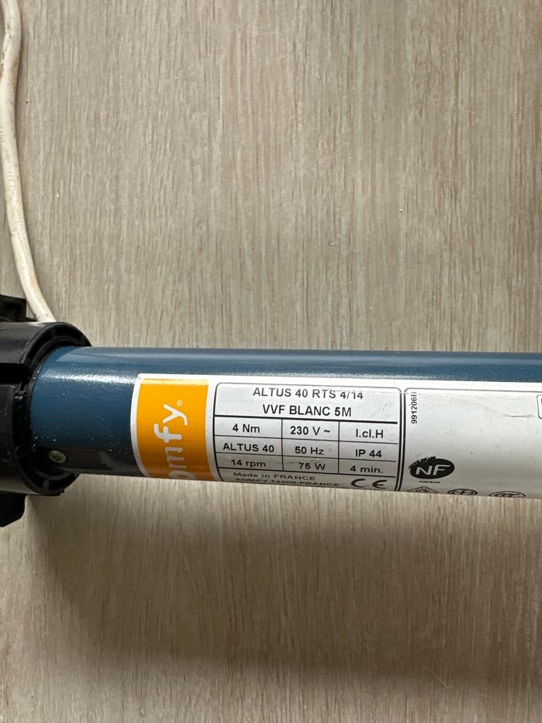 Somfy Altus 40 RTS 4/14 Rolluikmotor 3 stuks, Ophalen of Verzenden, Zo goed als nieuw