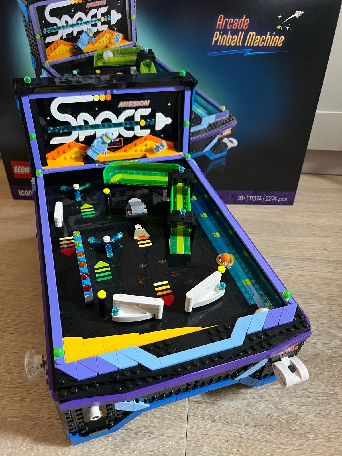 LEGO 10306 Arcade Pinball Machine, Kinderen en Baby's, Ophalen of Verzenden, Zo goed als nieuw, Complete set, Lego