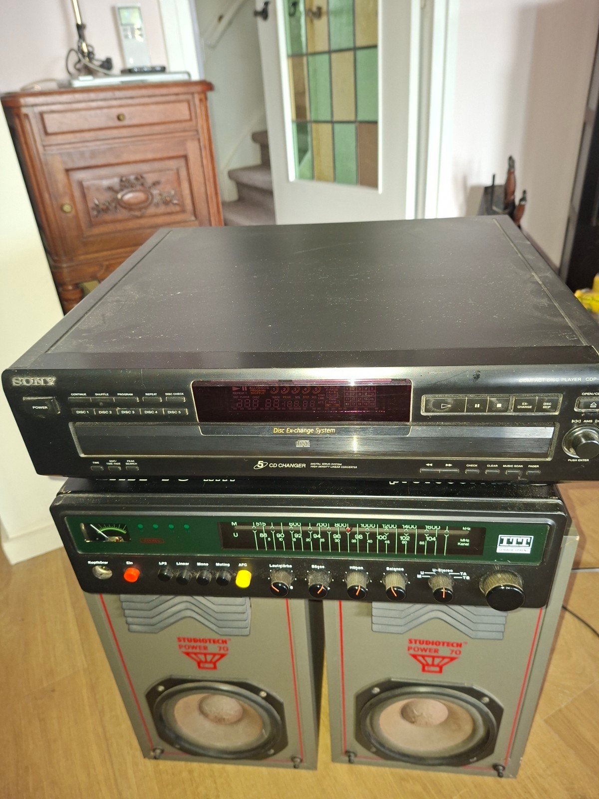 Complete geluidsinstallatie - Akai, Sony, Studiotec, Ophalen, Gebruikt, Tuner of Radio, Losse componenten
