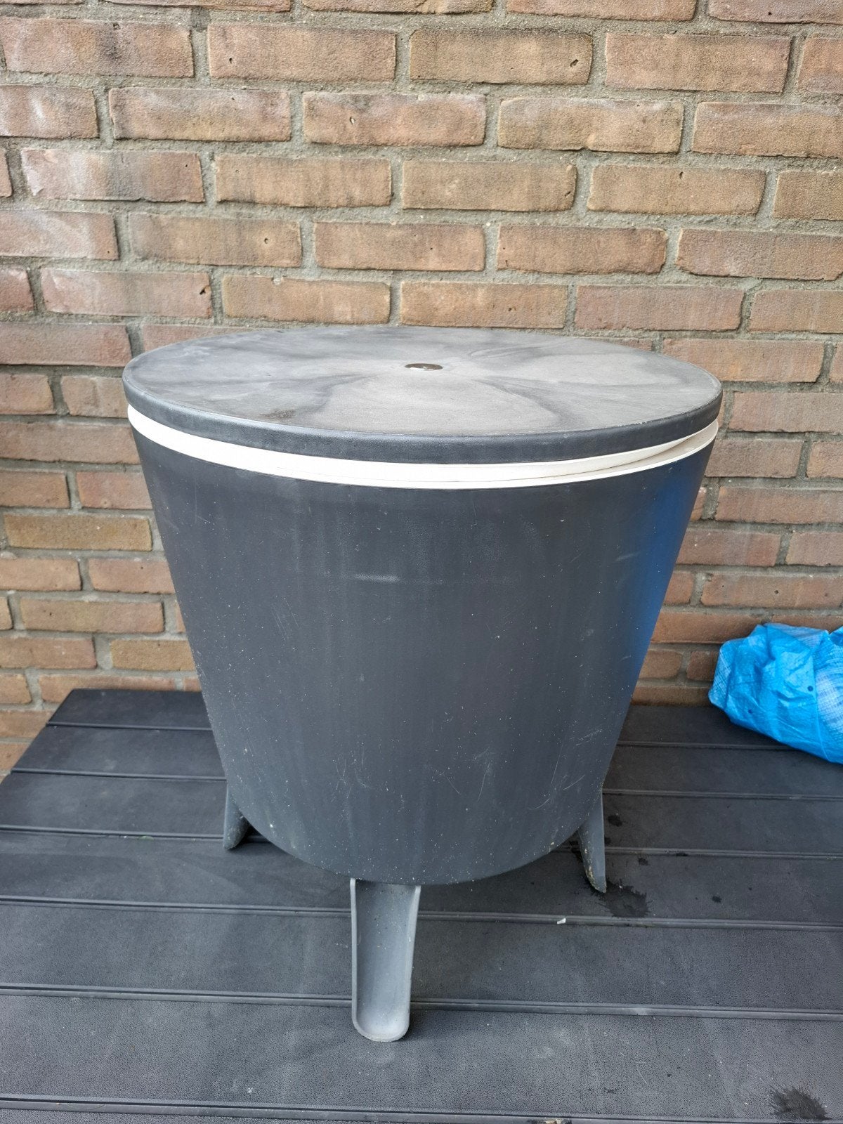 keter coolbar koelbox tafel, Tuin en Terras, Ophalen of Verzenden, Gebruikt, Rechthoekig, Kunststof