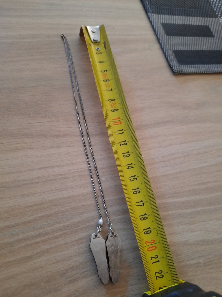 Servetketting zilverkleurig, Ophalen of Verzenden, Gebruikt, Zilver, Overige materialen