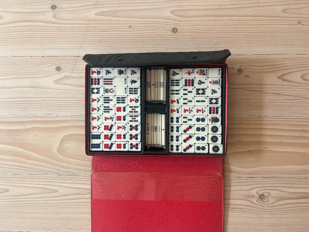 Mahjongspel in etui, Ophalen of Verzenden, Nieuw
