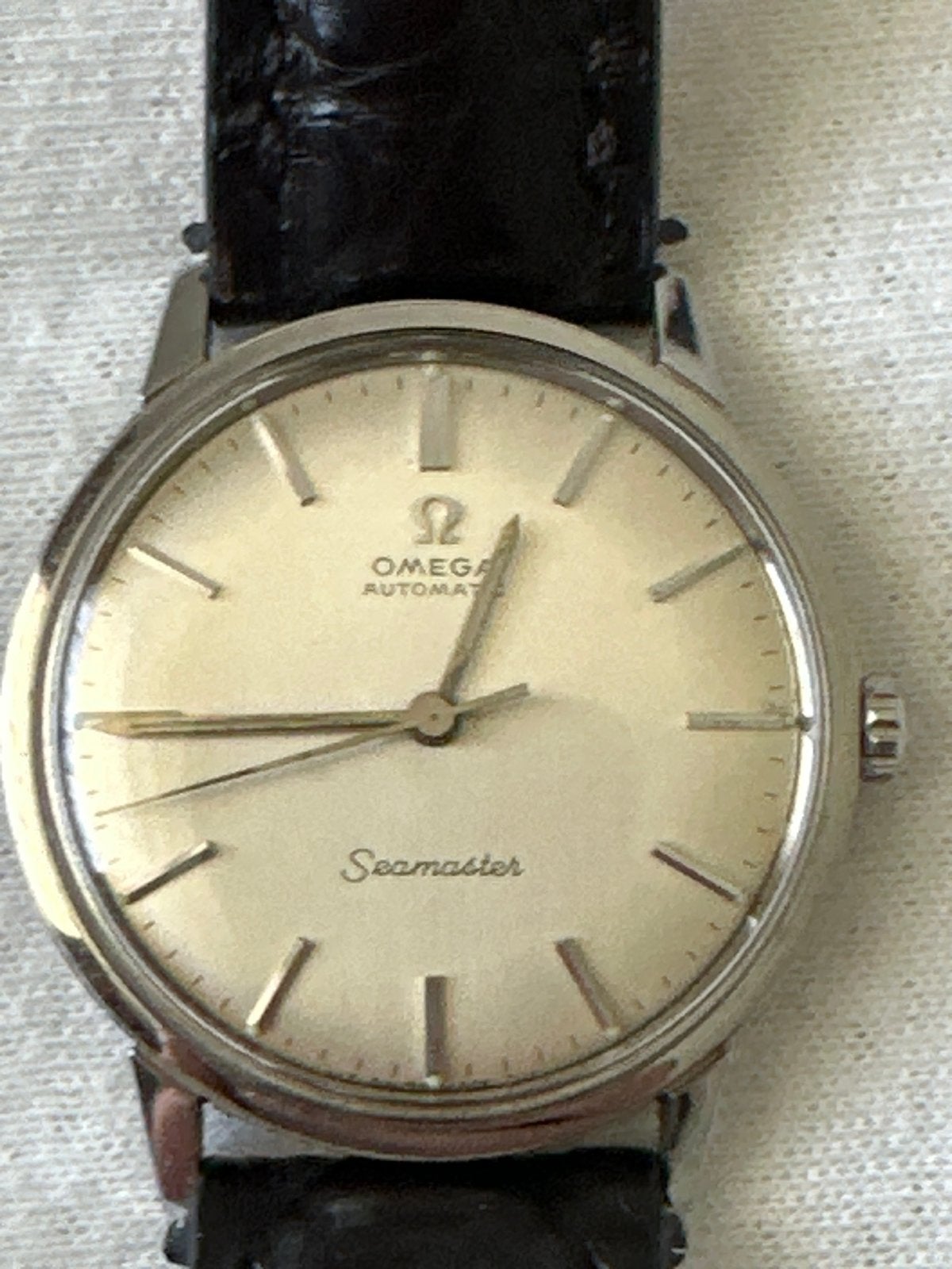 Omega Seamaster Automaat Polshorloge - Vintage Stijl, Ophalen, Staal, Polshorloge, Omega
