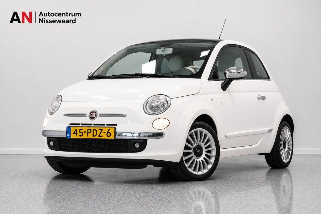 Fiat 500 1.2 Lounge |Panorama|AUT|, Euro 5, Stof, Gebruikt, 4 cilinders