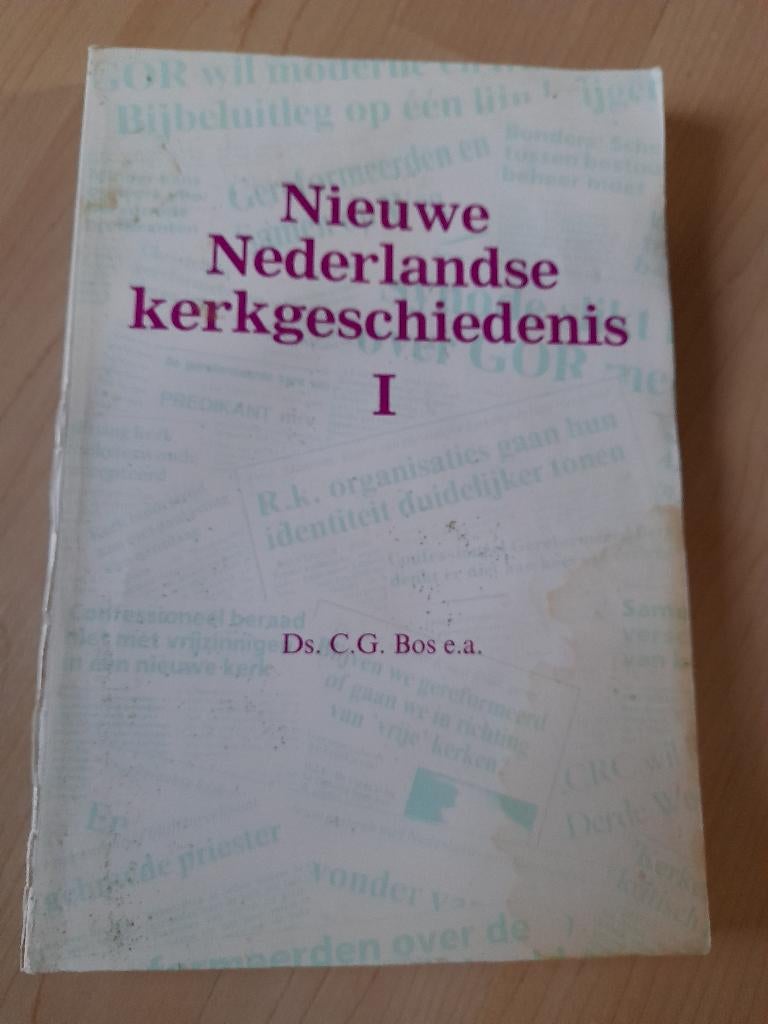 NIEUWE NEDERLANDSE KERKGESCHIEDENIS deel 1 Ds CG Bos, Ophalen of Verzenden, Gelezen