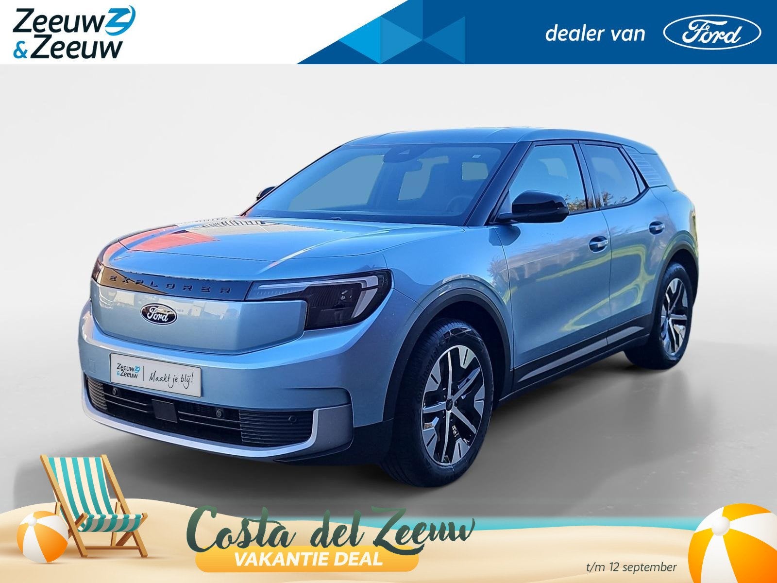 Ford Explorer Select Extended Range RWD 79 kWh | Te Bestelle, Auto's, Ford, Automaat, 12 maanden, Achterwielaandrijving, Zwart