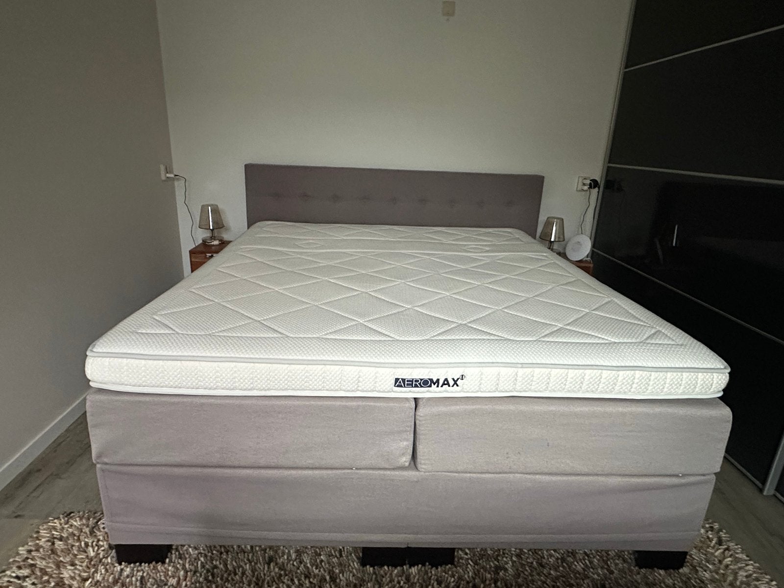 Swiss Sense bed met Aeromax Comfort topdekmatras, Ophalen, Gebruikt, 210 cm, Tweepersoons