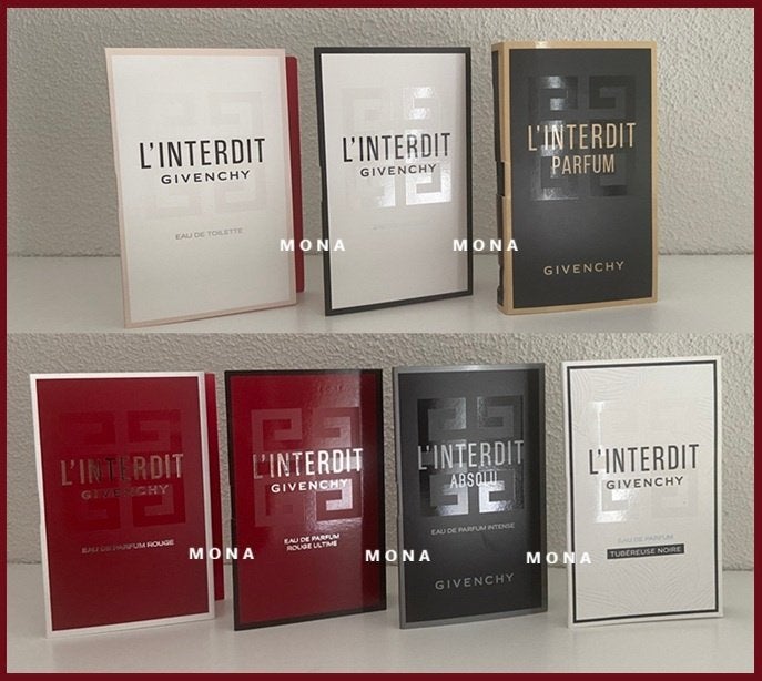 L'Interdit set 7 parfum samples proefjes testers, Verzenden, Nieuw