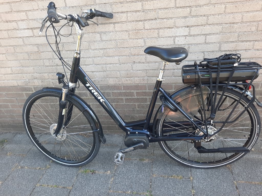 Electrische damesfiets Trek LM 400 shimano middenmotor 51cm., 51 tot 55 cm, Ophalen, Gebruikt, Overige merken