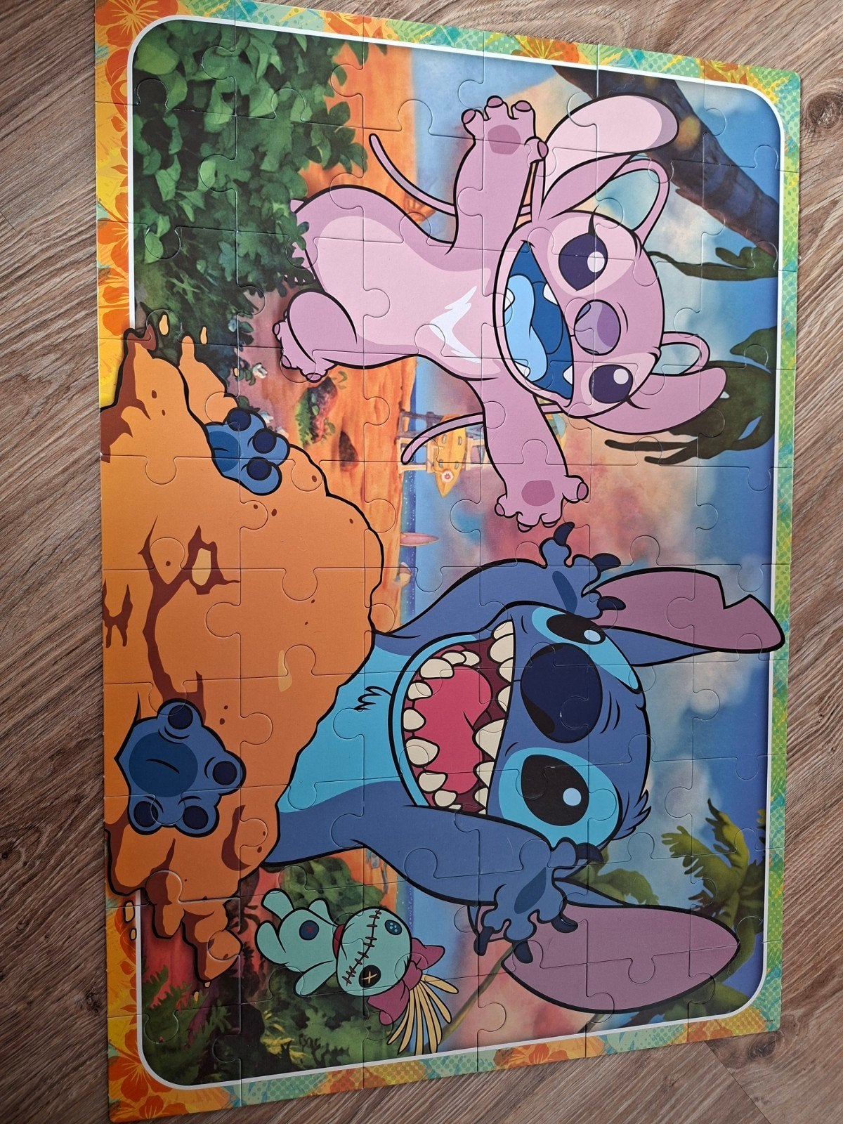 puzzel angel en stitch, Ophalen of Verzenden, Meer dan 50 stukjes